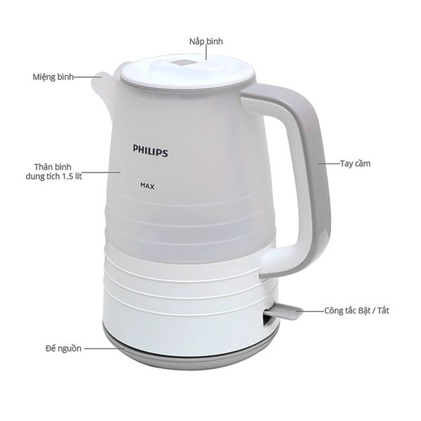 Ấm siêu tốc Philips HD9334