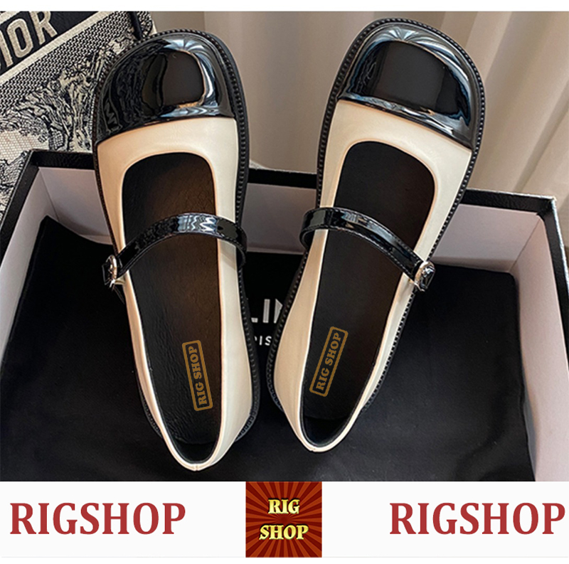 [FORM RỘNG - LÙI 1 SIZE] GIÀY MARY JANE PHỐI MÀU SIÊU XINH - L6