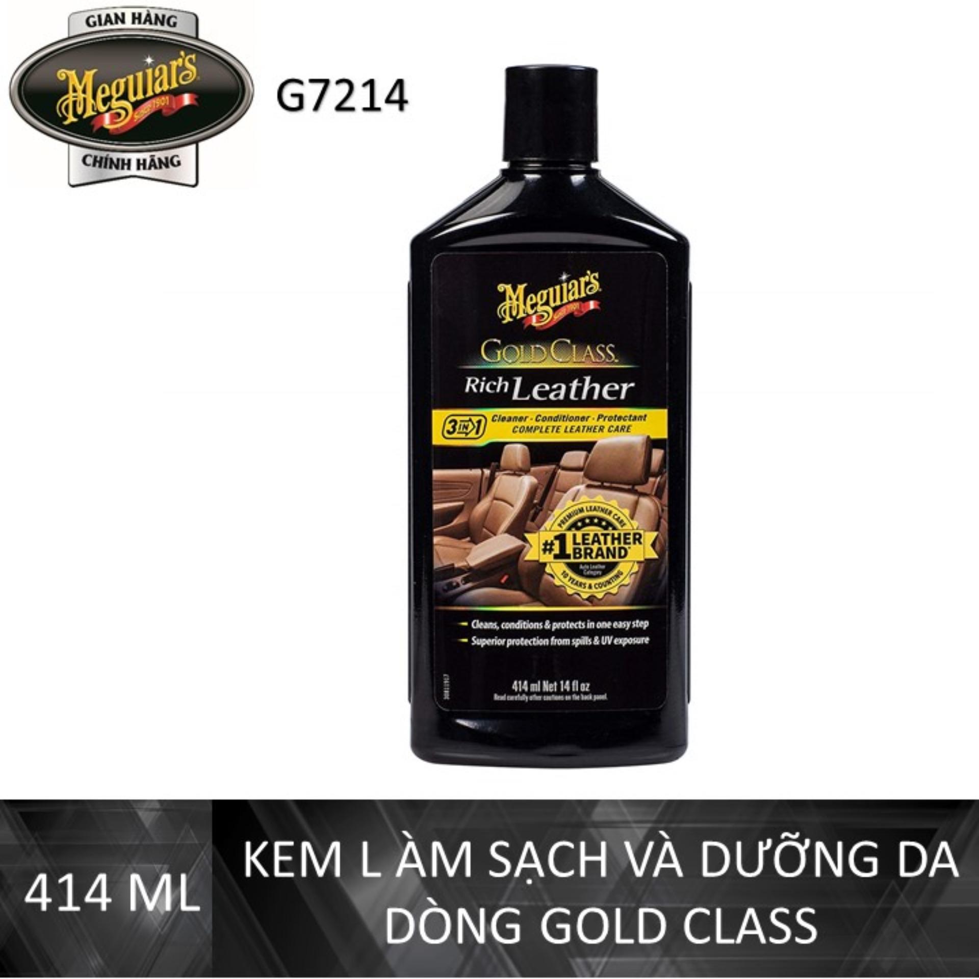Meguiar s Kem làm sạch và dưỡng da dòng Gold Class - Rich Leather Lotion