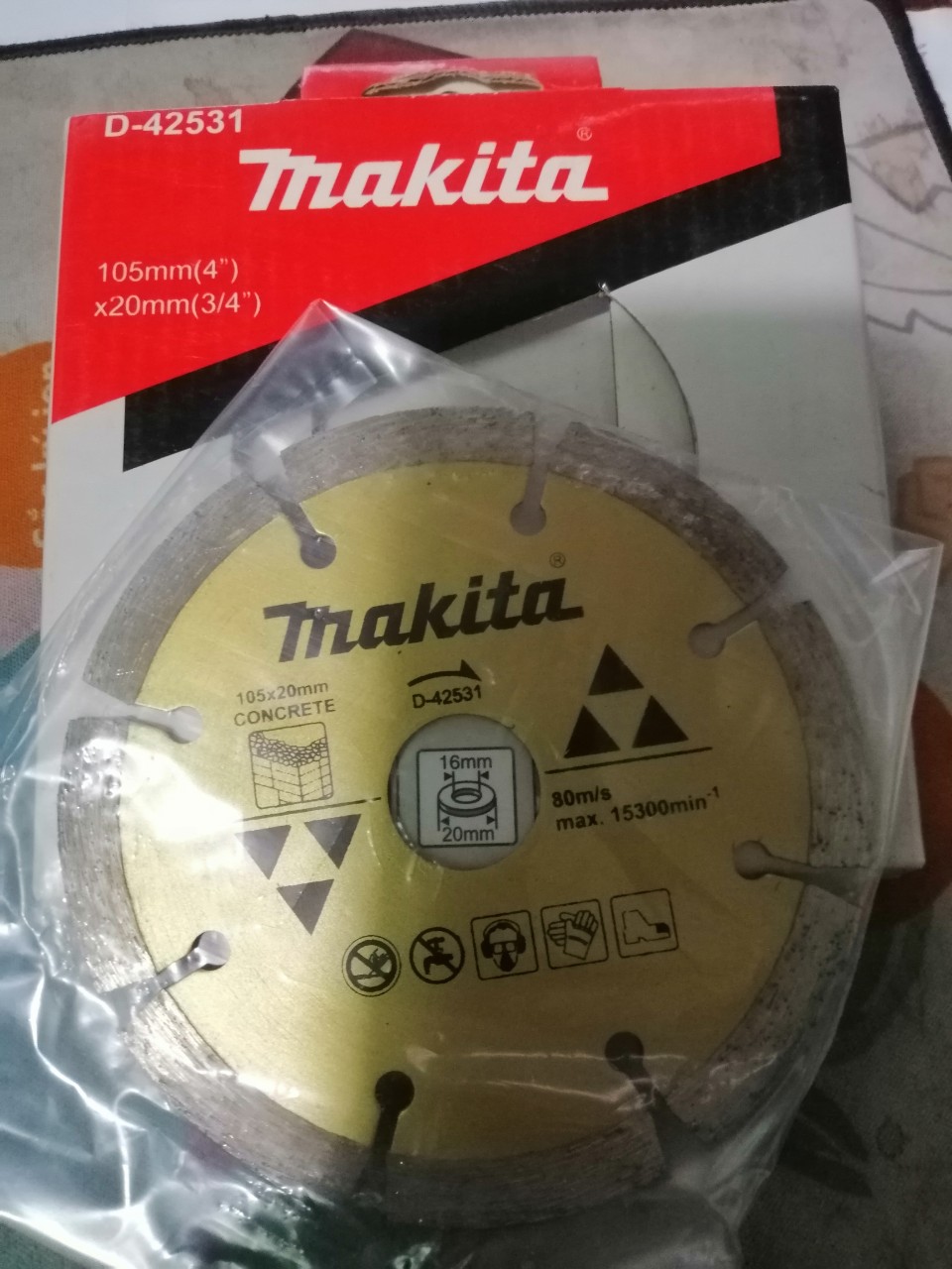 Lưỡi cắt gạch Makita 105mm  D-42531