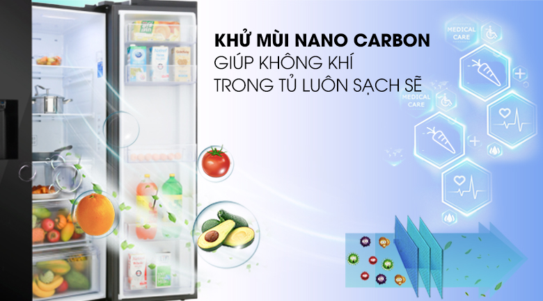 [TRẢ GÓP 0%] Tủ lạnh Samsung side by side RS64R53012C/SV 660L (Giá áp dụng giao tại HN, HCM& các tỉnh liên hệ shop)