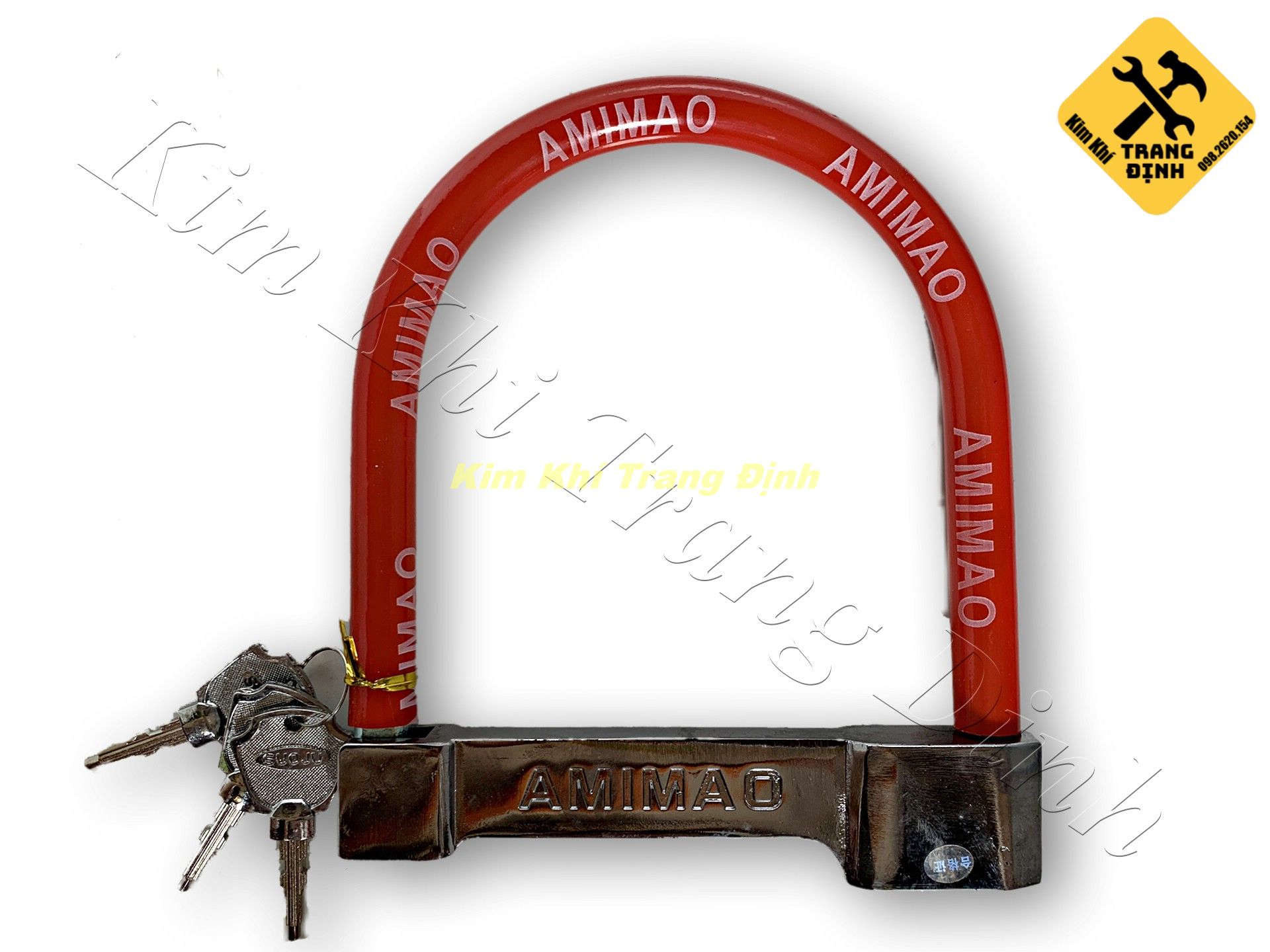 Khóa chữ U chống trộm xe máy AMIAO