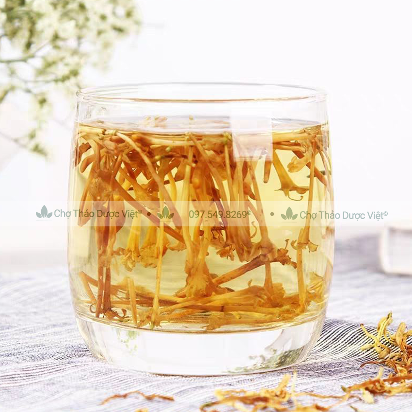 100g Kim Ngân Hoa (Hoa Kim Ngân Khô, Vàng Đẹp)