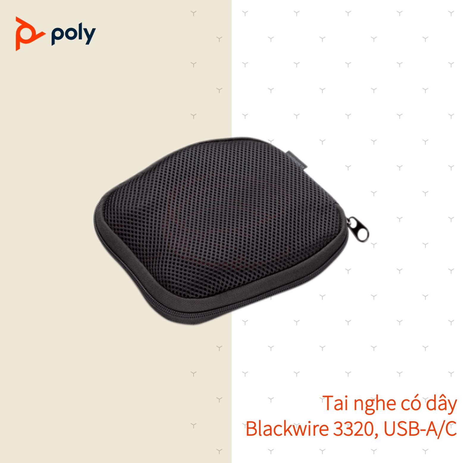 Tai nghe có dây Poly Blackwire 3320 USB Type A/C ( nhận oder trước)