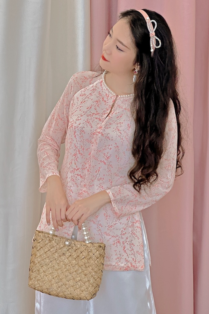 Sumire Store Áo bà ba Cách tân Út Hoa - 07 màu