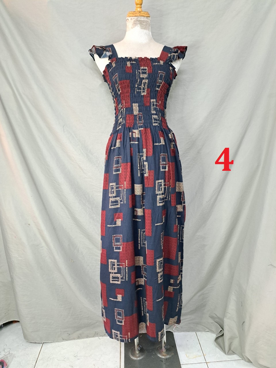 Đầm maxi cánh tiên