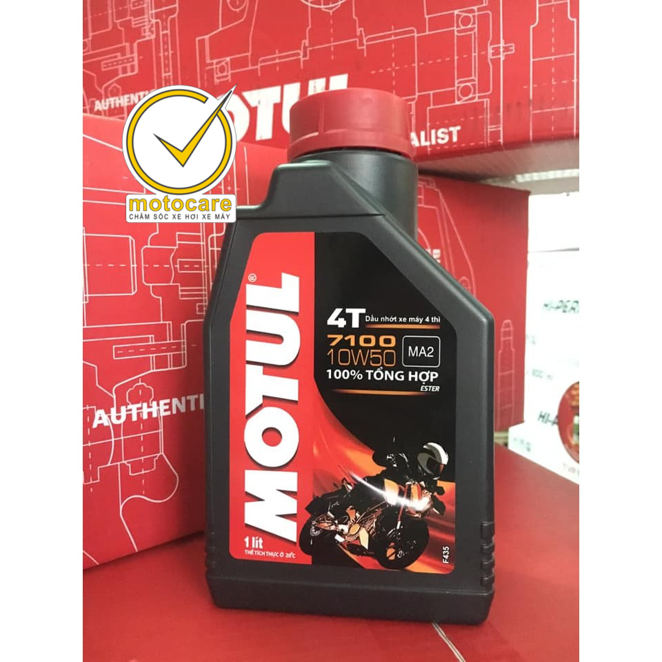 [Có chiết lẻ] Nhớt MOTUL 7100 10W50 chai 1L ( tổng hợp toàn phân ) dành cho xe phân khối lớn , Nhớt tổng hợp cao cấp motul 7100
