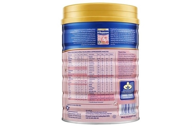 SỮA BẦU FRISOMUM VANI 400G t6.2022