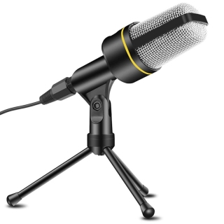 Condenser Microphone Professional Recording Microphone with Tripod Stand for Broadcasting,Chat,Video Conference,YouTube thumbnail