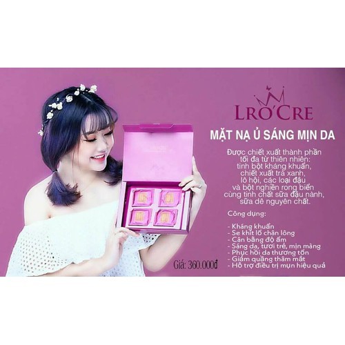 [HCM]MẶT NẠ Ủ FACE SÁNG MỊN DA Lrocre- DMPTD2