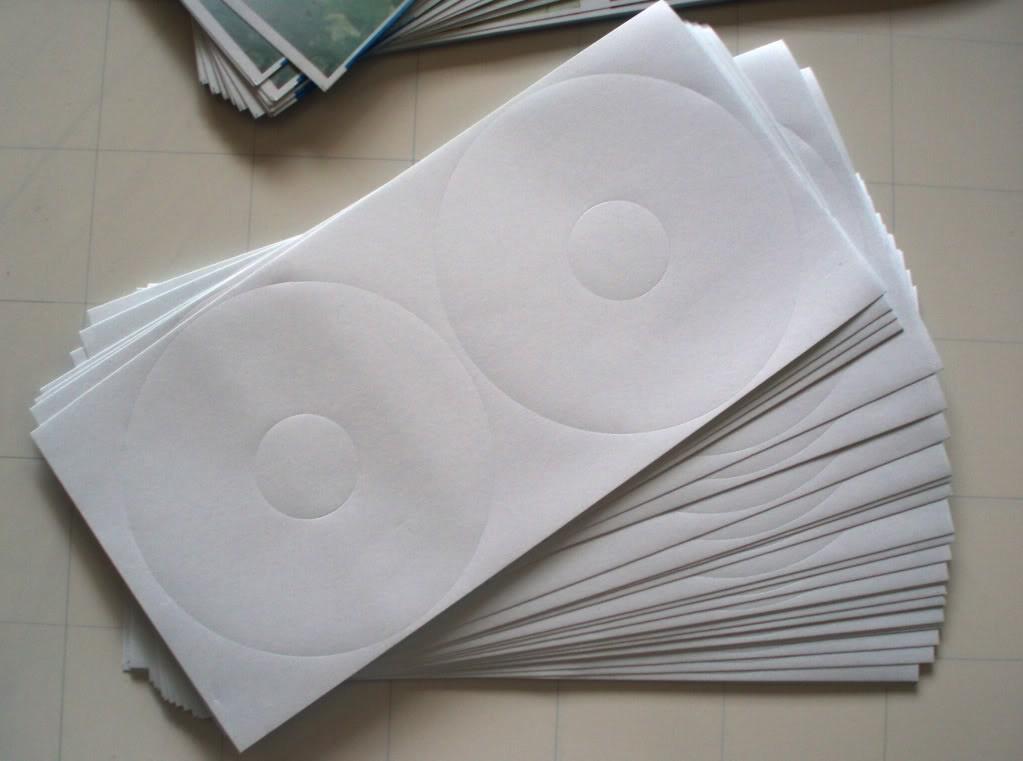 Decal dán nhãn đĩa xấp 40 tờ Loại bóng xịn