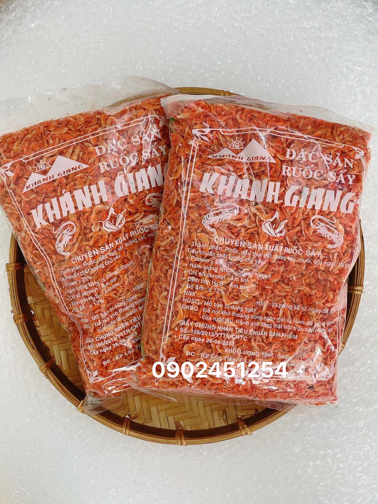 HCM - Tép Sấy (Ruốc Sấy) Tây Ninh Làm Bánh Tráng Trộn 1Kg Loại Ngon