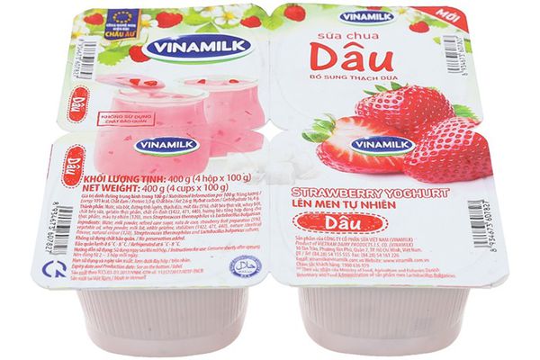 [Siêu thị WinMart] - VINAMILK Sữa chua ăn dâu 100g