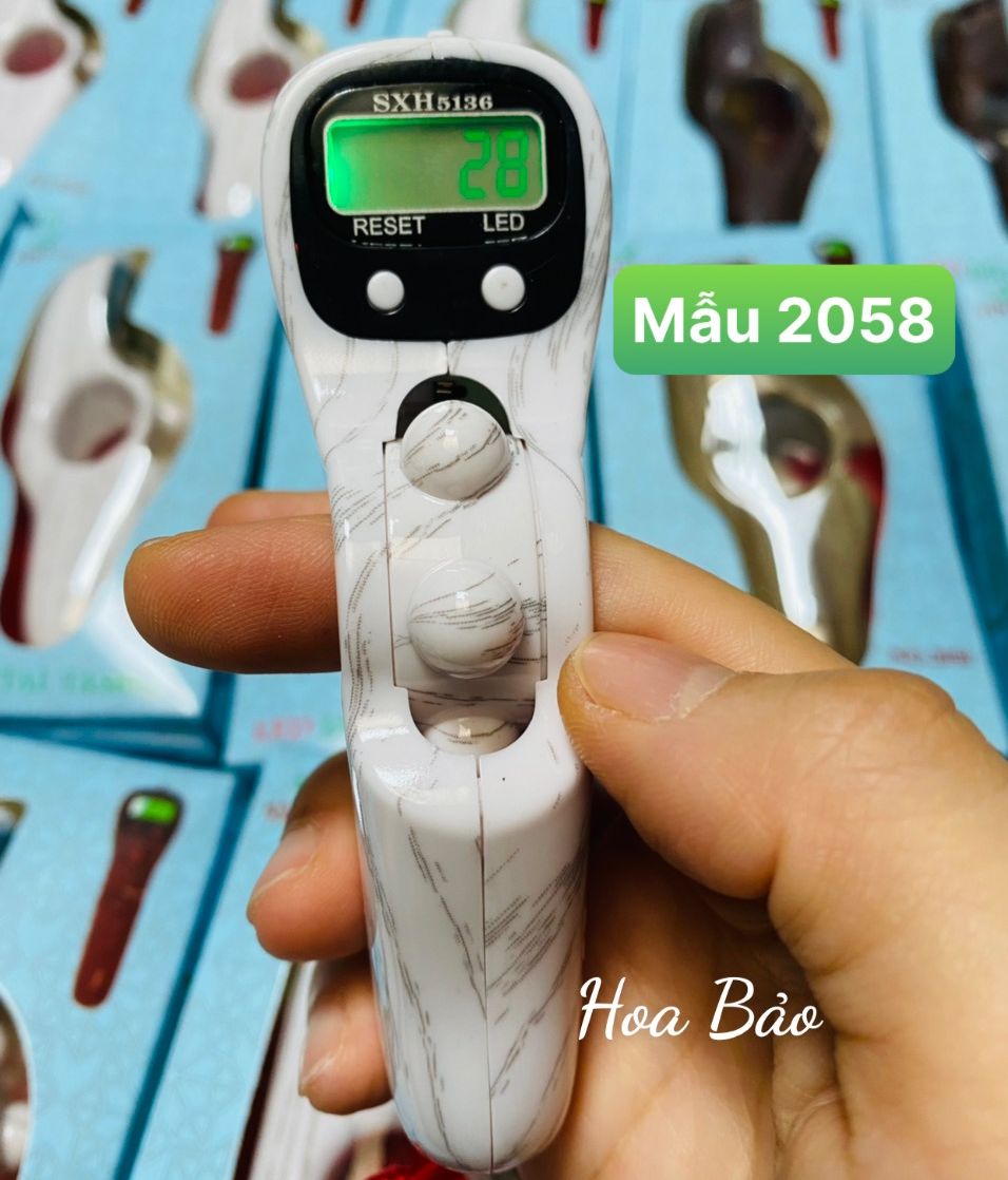 MÁY ĐẾM SỐ NIỆM PHẬT -  Dạng chuỗi Cao Cấp - Có Đèn Led 🙏