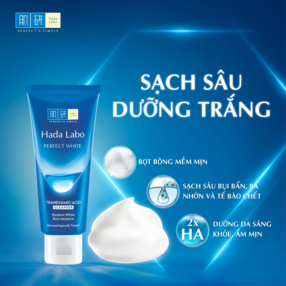 Sữa Rửa Mặt Dưỡng Ẩm Hada Labo (80g)