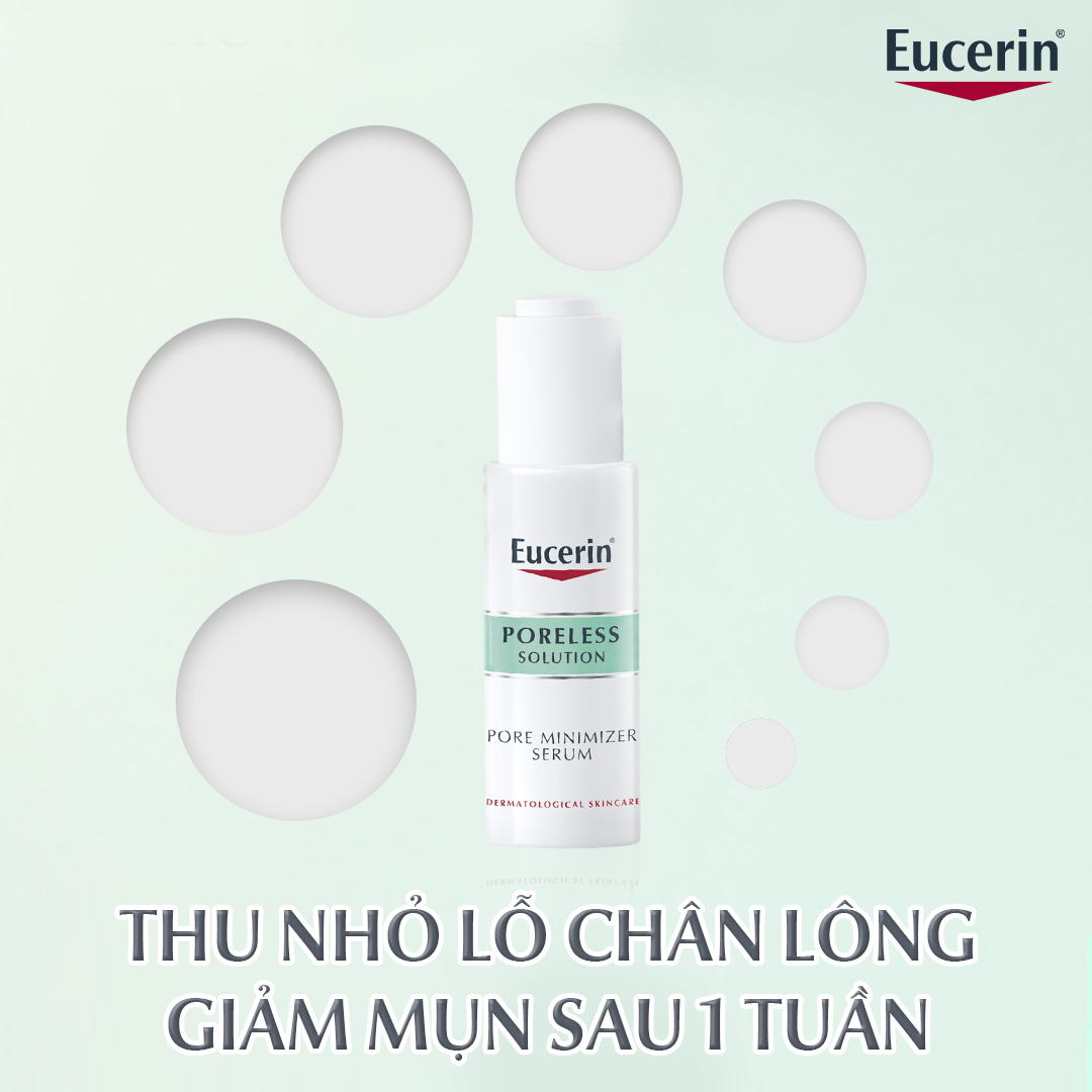 Tinh Chất Giảm Mụn, Thu Nhỏ Lỗ Chân Lông Eucerin Poreless Solution Pore Minimizer Serum 30ml