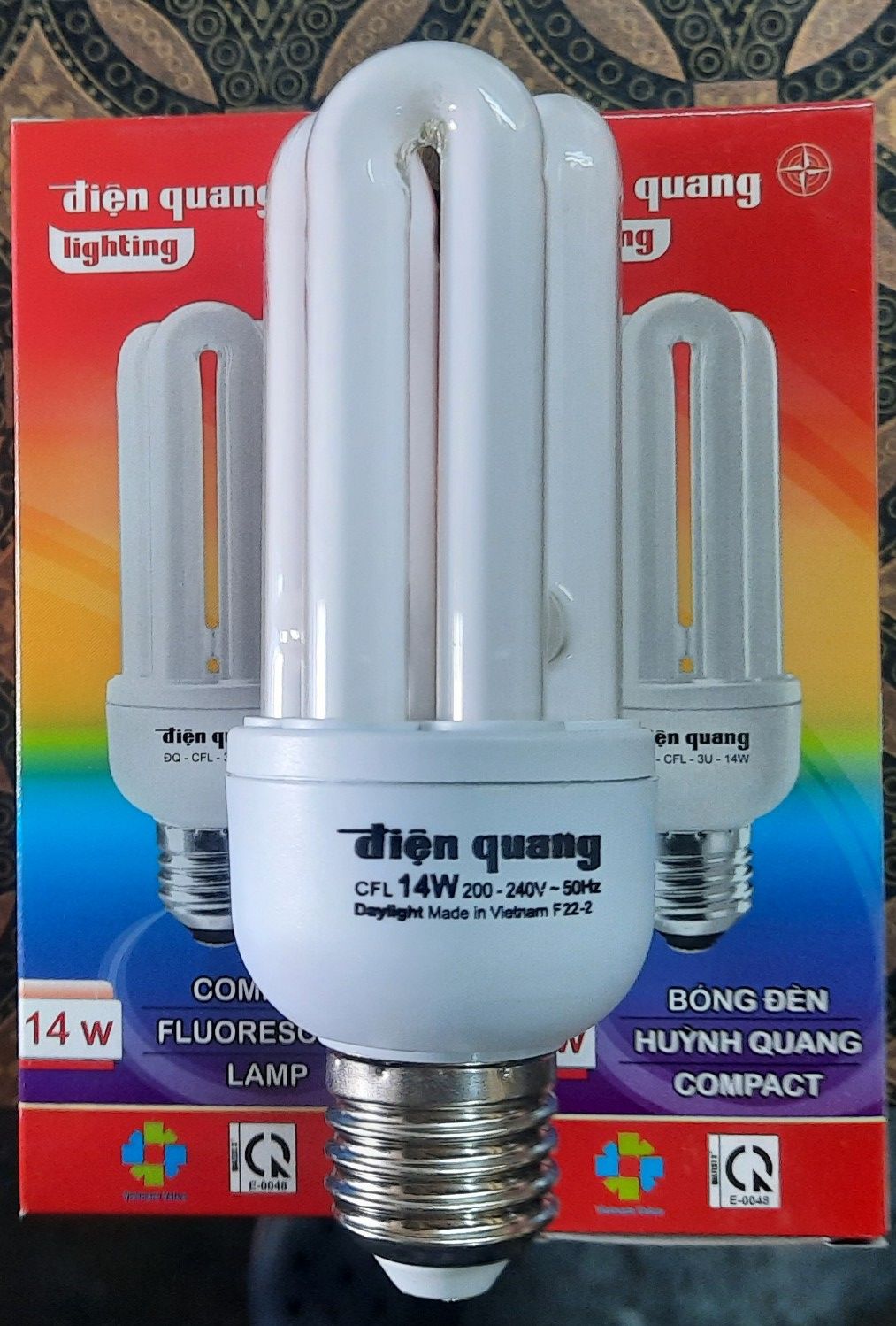 Bóng đèn 3u điện quang 14w
