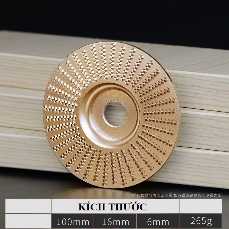 Đĩa Bào Gỗ Nhanh - Đĩa Mài Nhám Phá Gỗ Cho Máy Cắt, Máy Mài