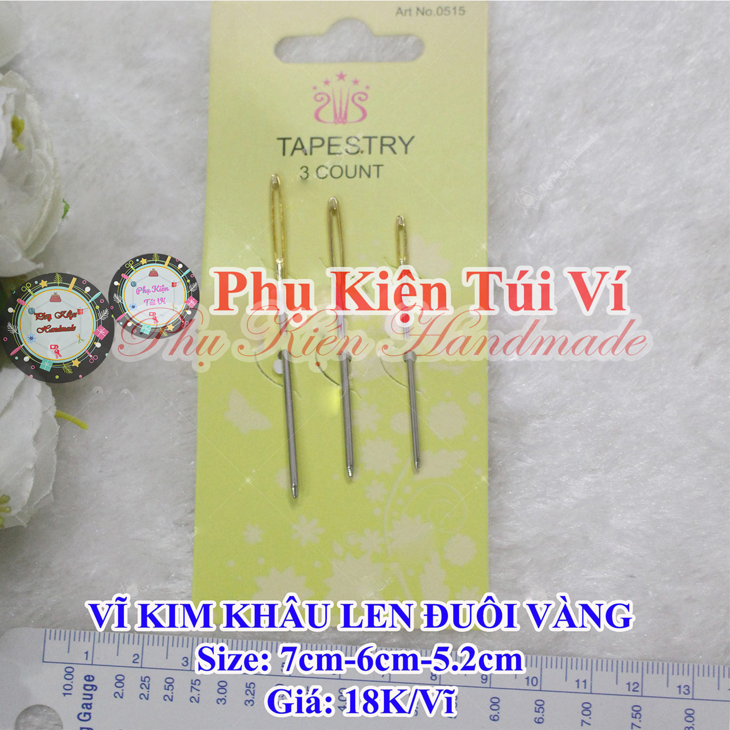 Golden-Tailed Wool Sewing Needle