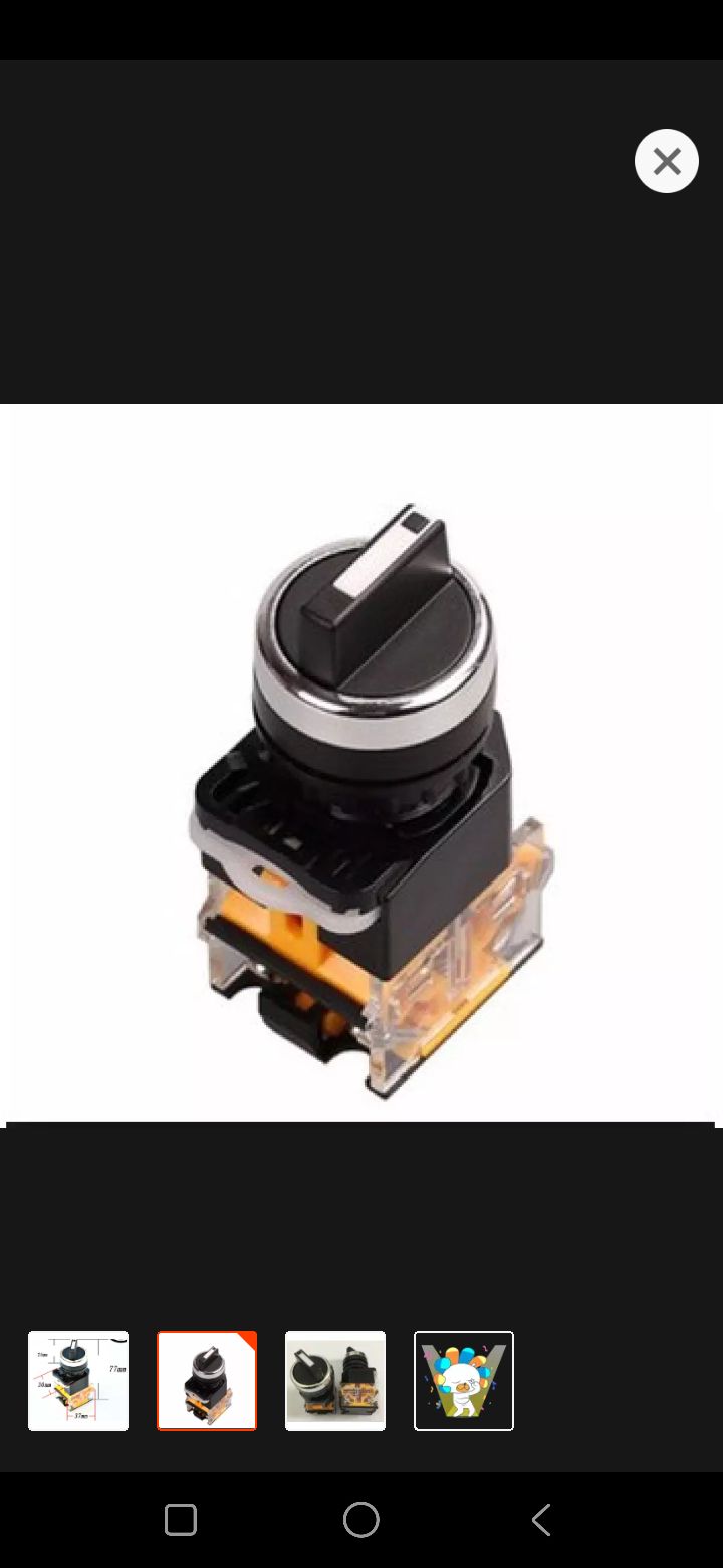 Cong tac xoay 3 vi tri 10A