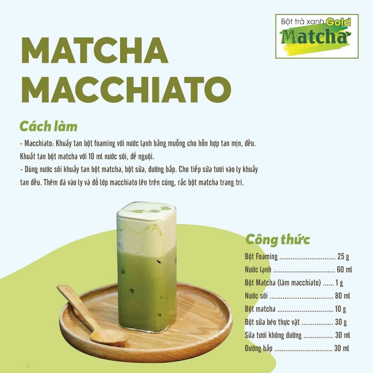 Bột trà xanh Matcha Gold - 500g