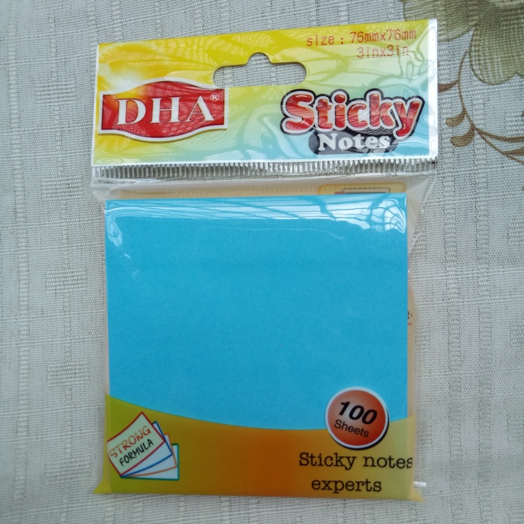 [HCM]Combo 2 xấp giấy note dạ quang 5 màu DH-9717 size 3*3