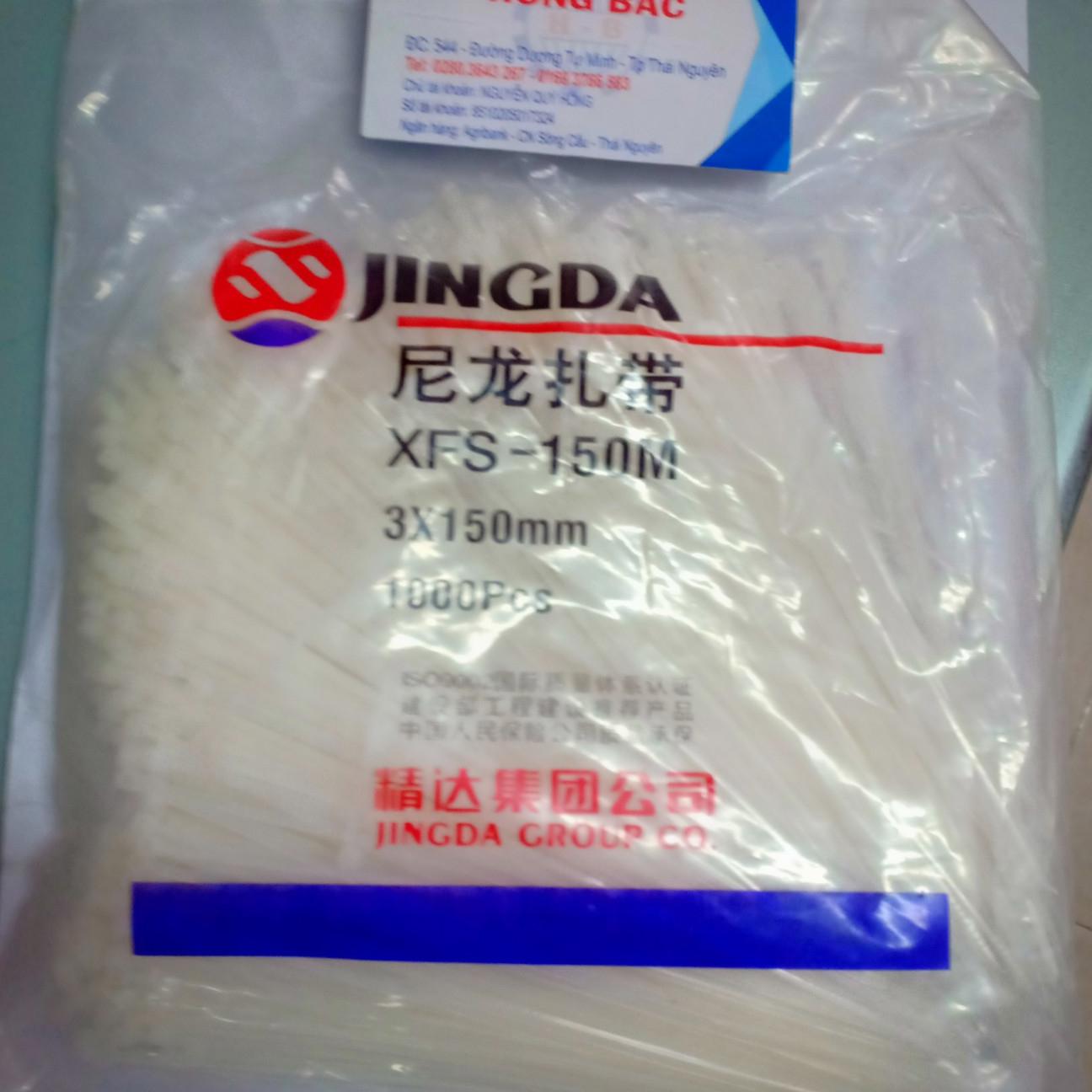 DÂY THÍT NHỰA 3x150MM JINGDA ( 1000 chiếc /túi)