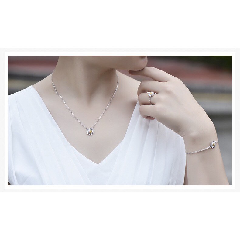 [Lấy mã giảm thêm 30%] Lắc tay hoa cúc siêu đẹp