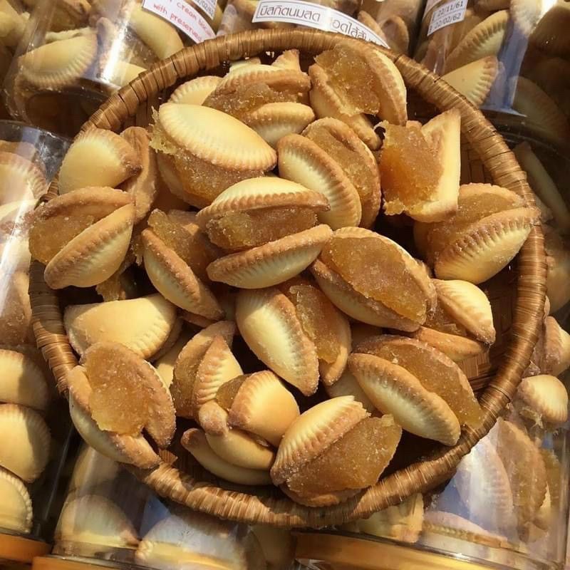 Bánh Sò Nhân Khóm Thái Lan Lon 350gr [Loại Đặc Biệt] Hàng Ngon Nhà Làm