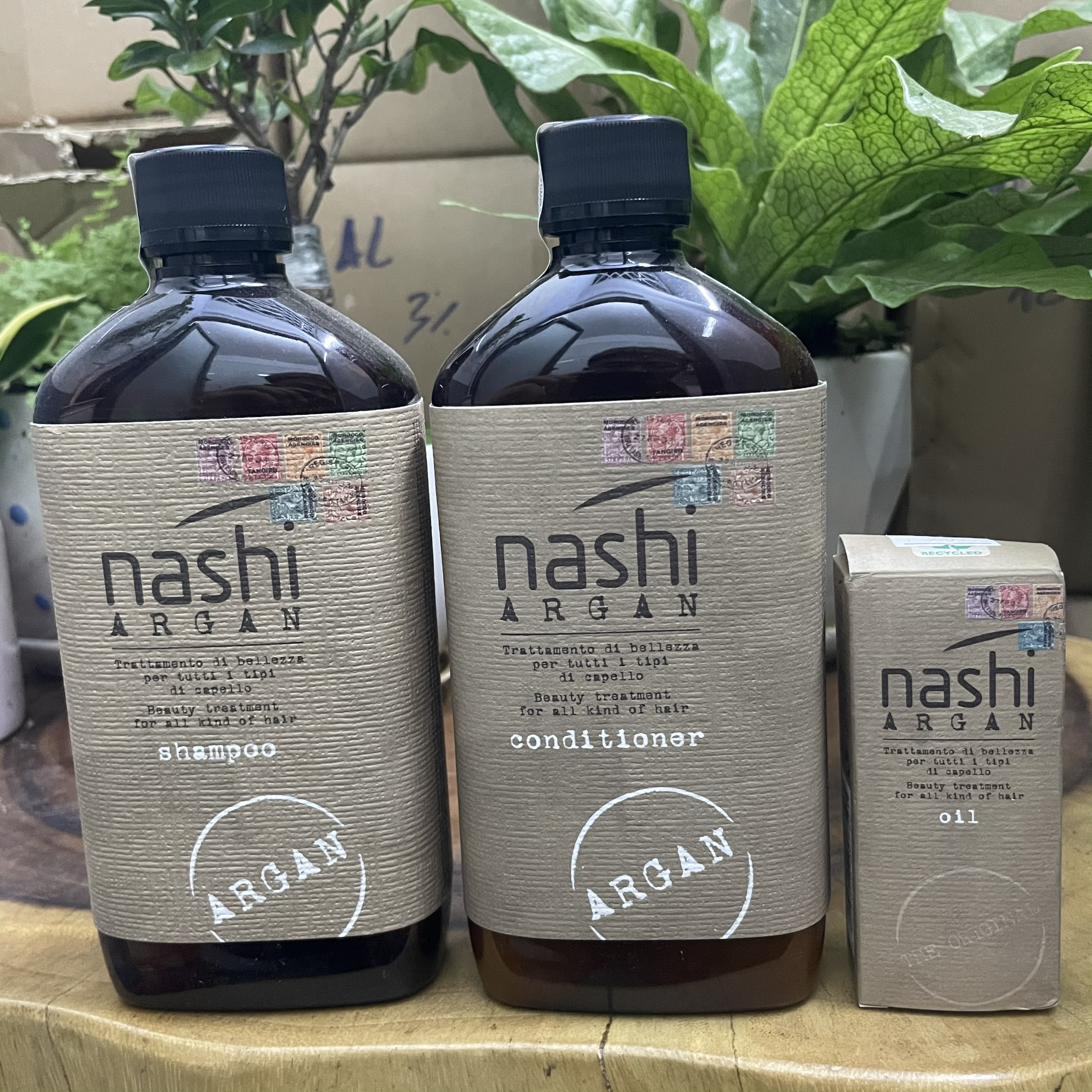 [HCM]Dầu xả chăm sóc tóc hư tổn Nashi Argan Conditioner 500ml