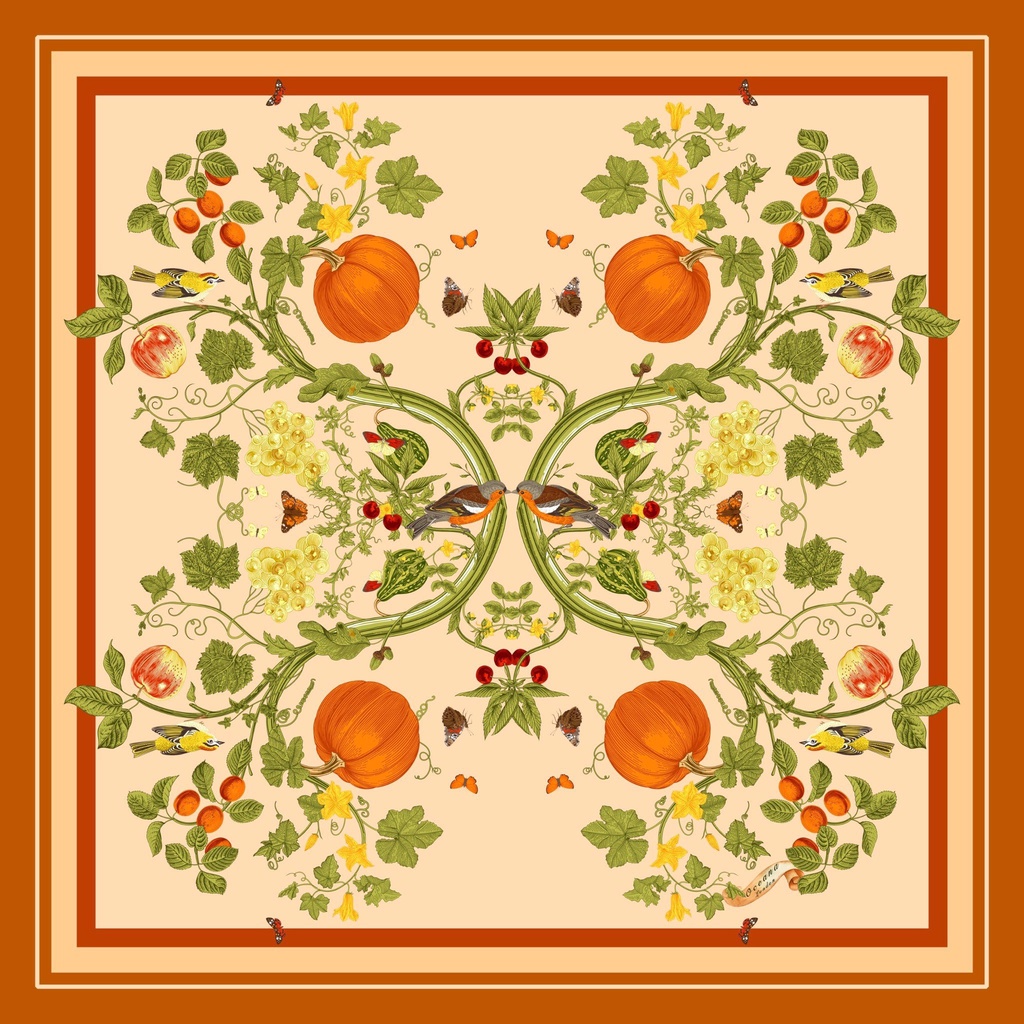 Oceana London - Khăn lụa vuông Sarah Scarf