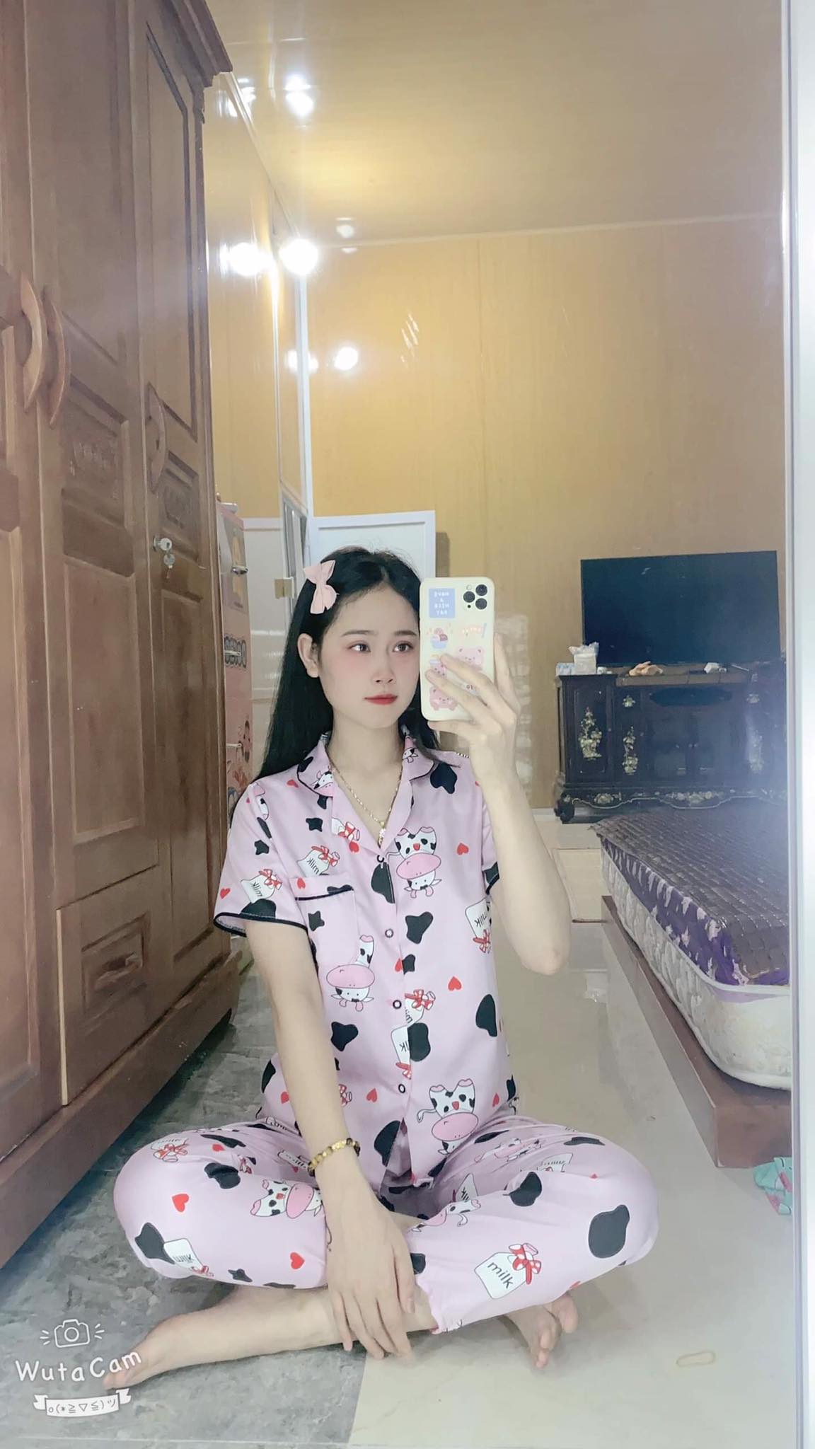 ĐỒ NGỦ BÒ SỮA, ĐỒ BỘ BÒ SỮA, ĐỒ NGỦ. PIZAMA