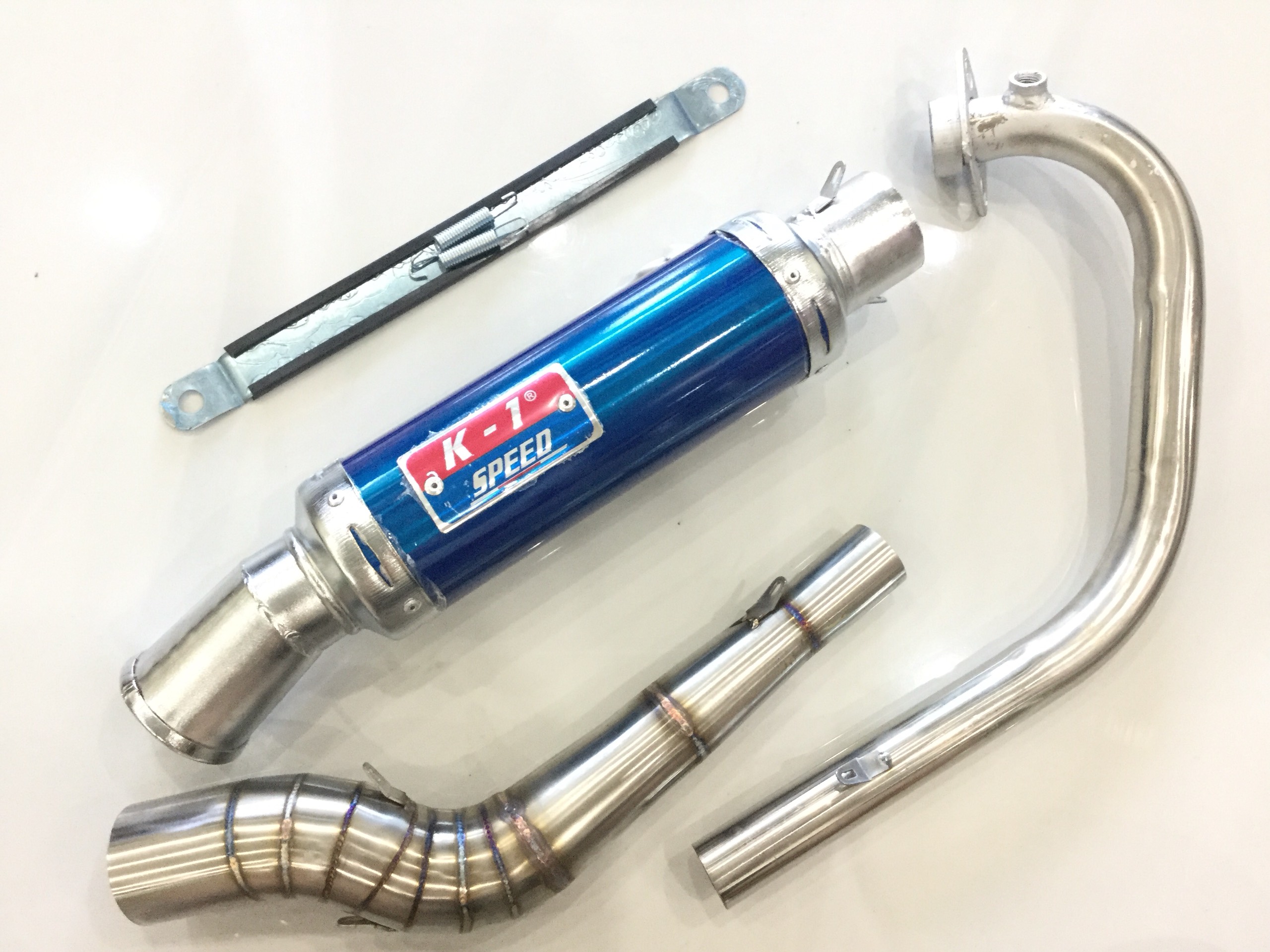 Pô K1 XANH FULL CỔ cong 2 khúc inox 304 gắn wave, dream, sirius, axelo, exciter, winer, sonic, raider fi, satria, gsx , Sản Phẩm Chất Lượng, Gian Hàng Uy Tín, Giá Cả Cực Tốt, Mua Ngay.