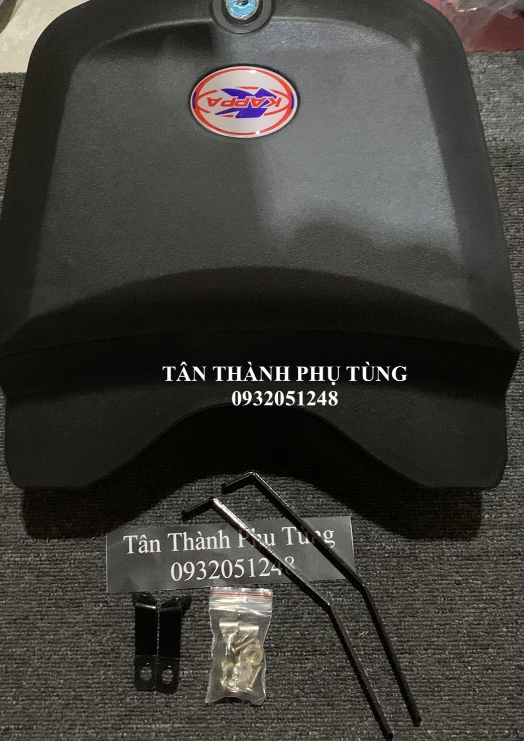 Thùng giữa Kappa cho Raider Fi- Satria kèm ốc