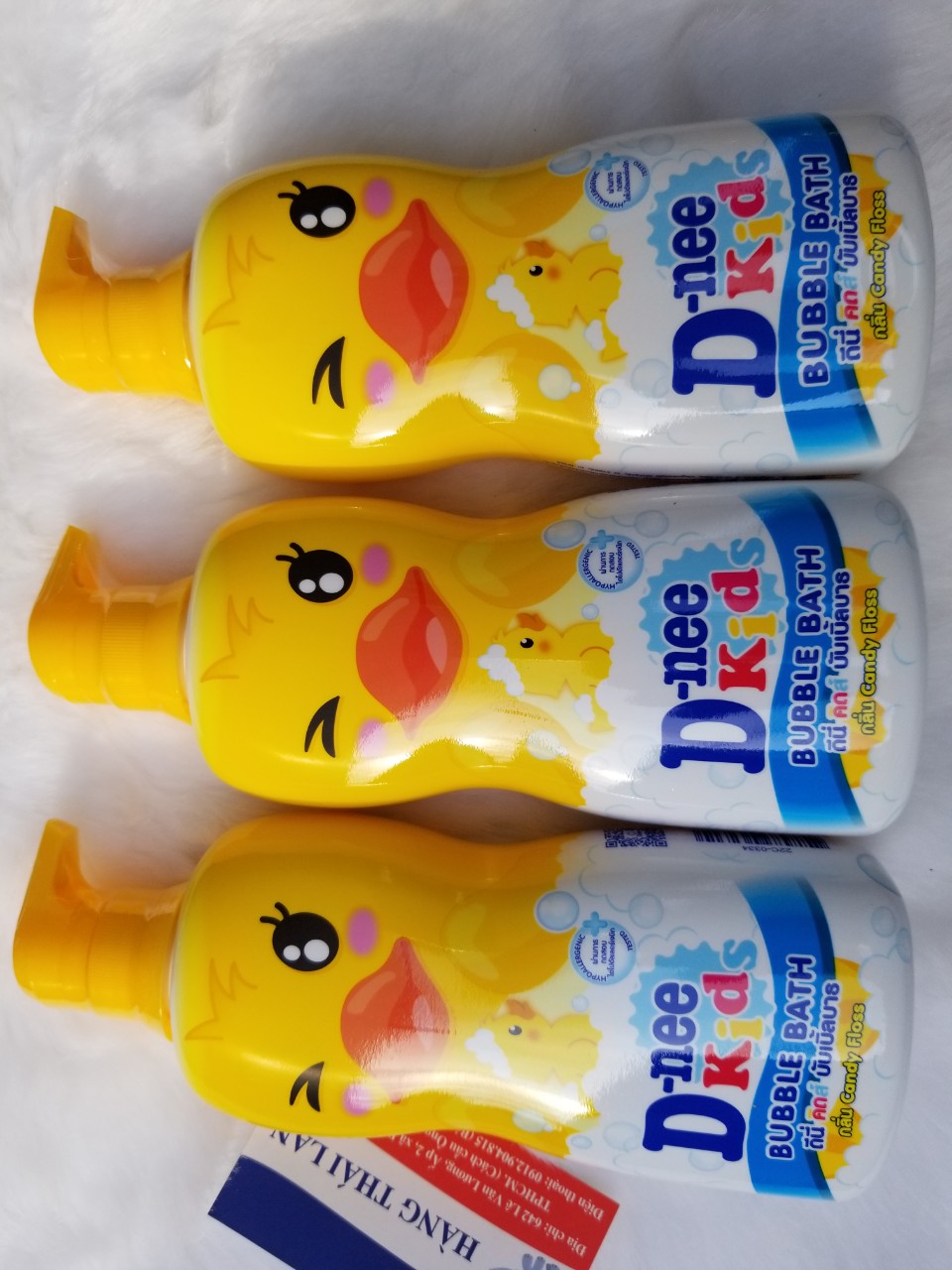 Combo 3 chai Sữa tắm Dnee kids Thái Lan 400ml - Sữa tắm con vịt