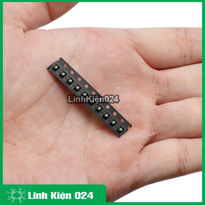 Dây 10 con led dán 0805 siêu sáng nhiều màu