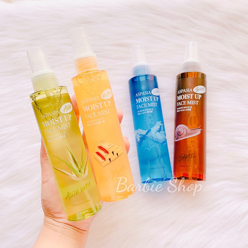 Xịt Khoáng Aspasia Moist Up Face Mist - 150ml