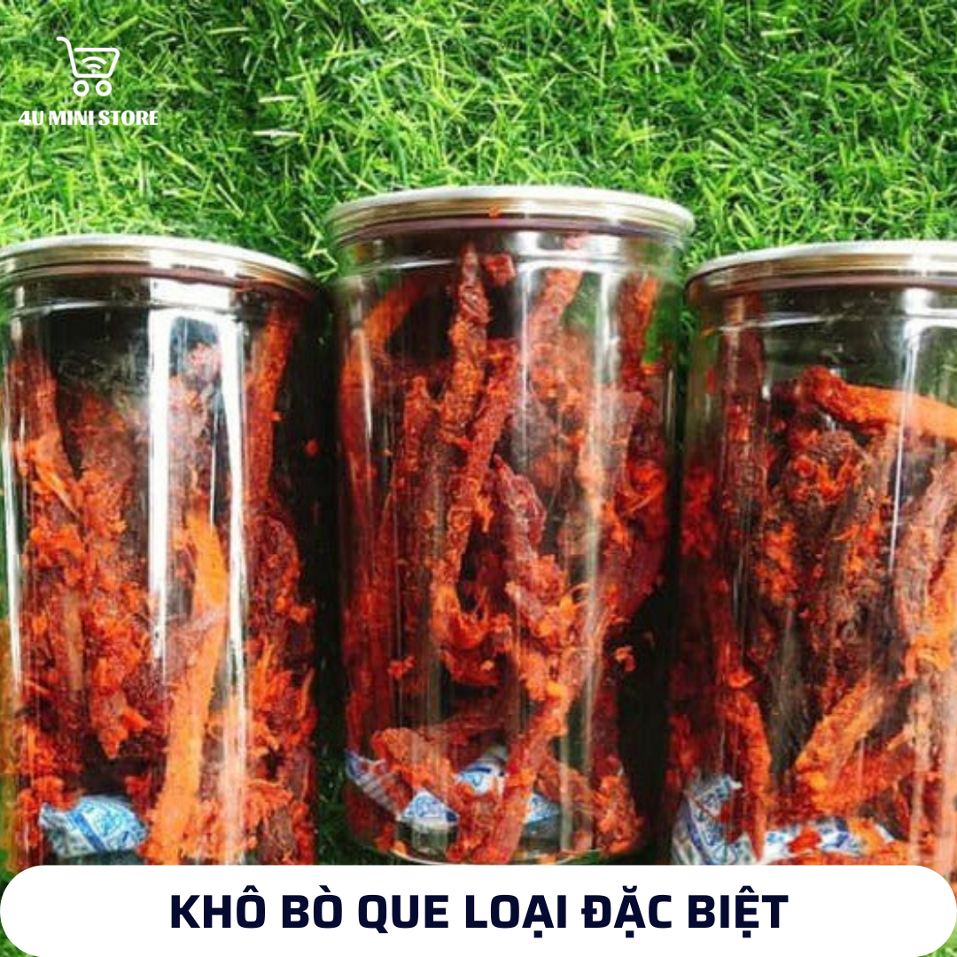 KHÔ BÒ QUE ĐẶC BIỆT HỦ PET 300G