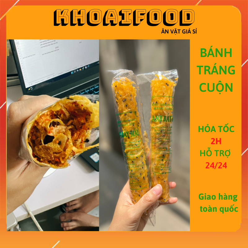 Bánh tráng cuộn mắm ruốc anh Bảy Mập đặc sản Phan Rang