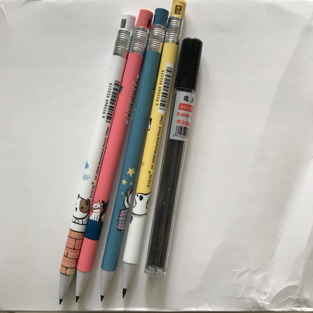 1 Bút chì 2.0mm sisin và 1 ống ngòi 2.0mm, chất lượng đảm bảo an toàn đến sức khỏe người sử dụng