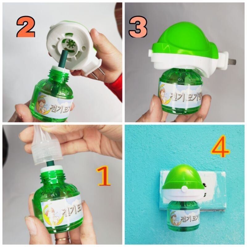 10 lọ tinh dầu đuổi muỗi Hàn quốc(không hộp)