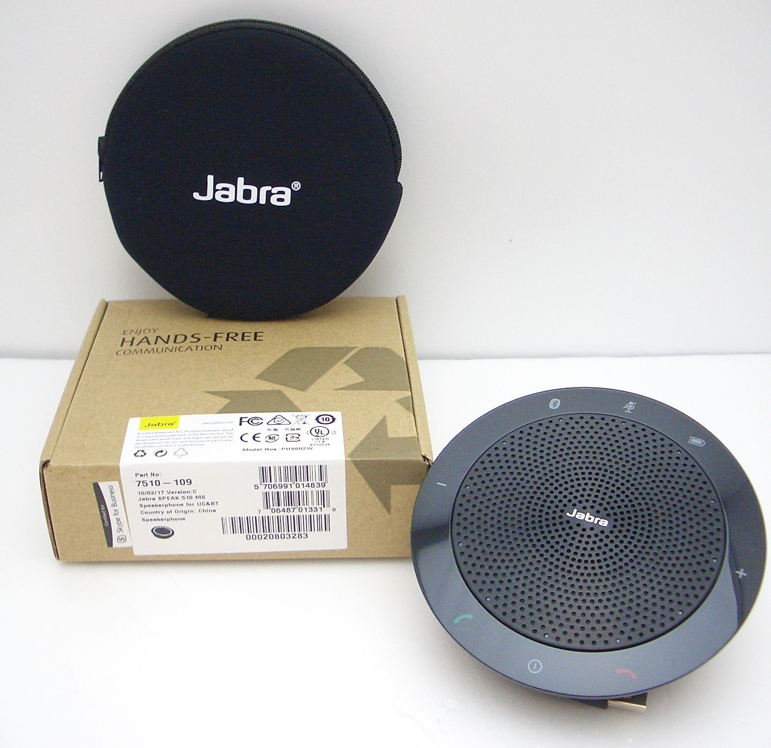 Jabra SPEAK 510 MS - Loa Hội Nghị Không Dây, Bluetooth, Nhỏ Gọn, Phù Hợp Phòng Họp 5 - 8 Người