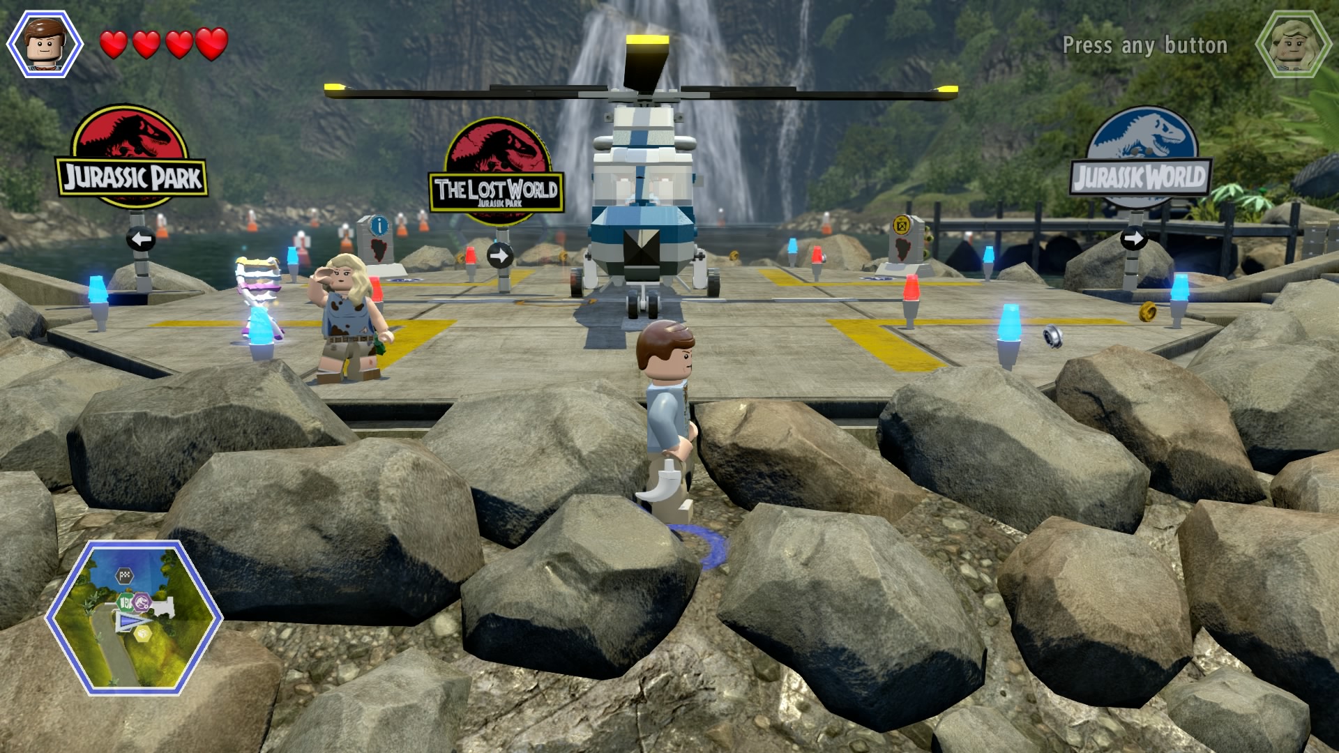 băng game Lego jurrasic world nintendo switch