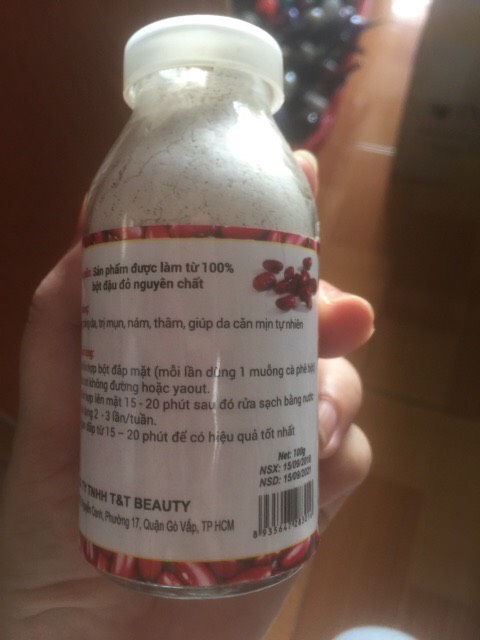 Bột đậu Đỏ đắp mặt nạ (0022)