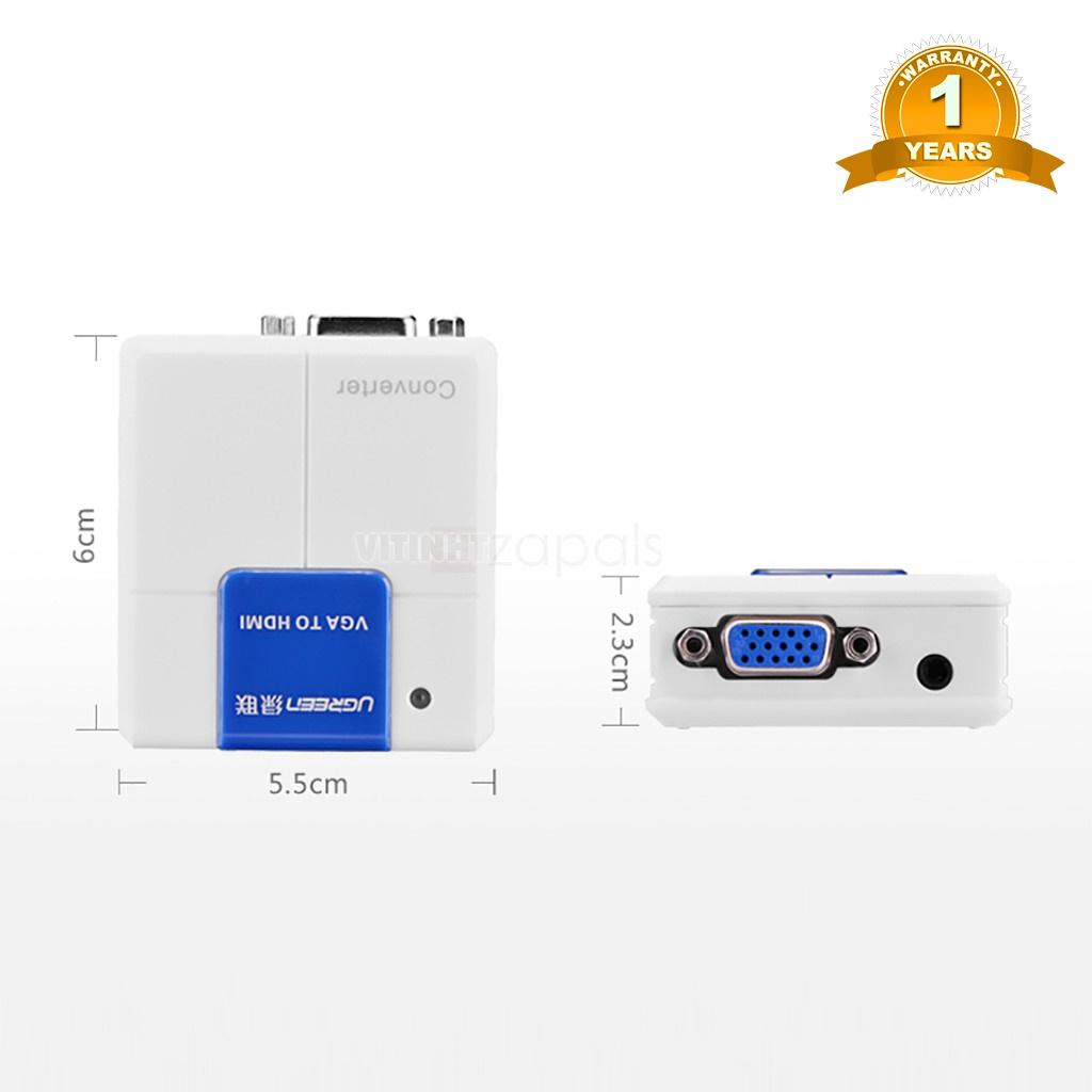 Bộ chuyển đổi VGA sang HDMI Ugreen UG-40224