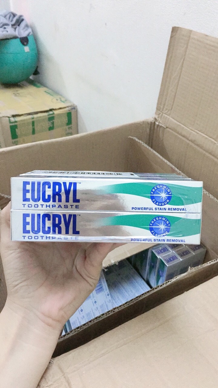 [HCM][Chính hãng] Kem đánh răng Eucryl Toothpaste 62g