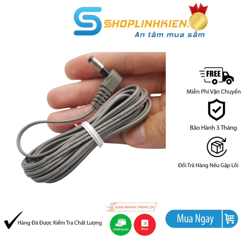 Dây nguồn DC 4.8x1.7MM đực chuyên dụng 4.8*1.7 male - ShopLinhKienM2M