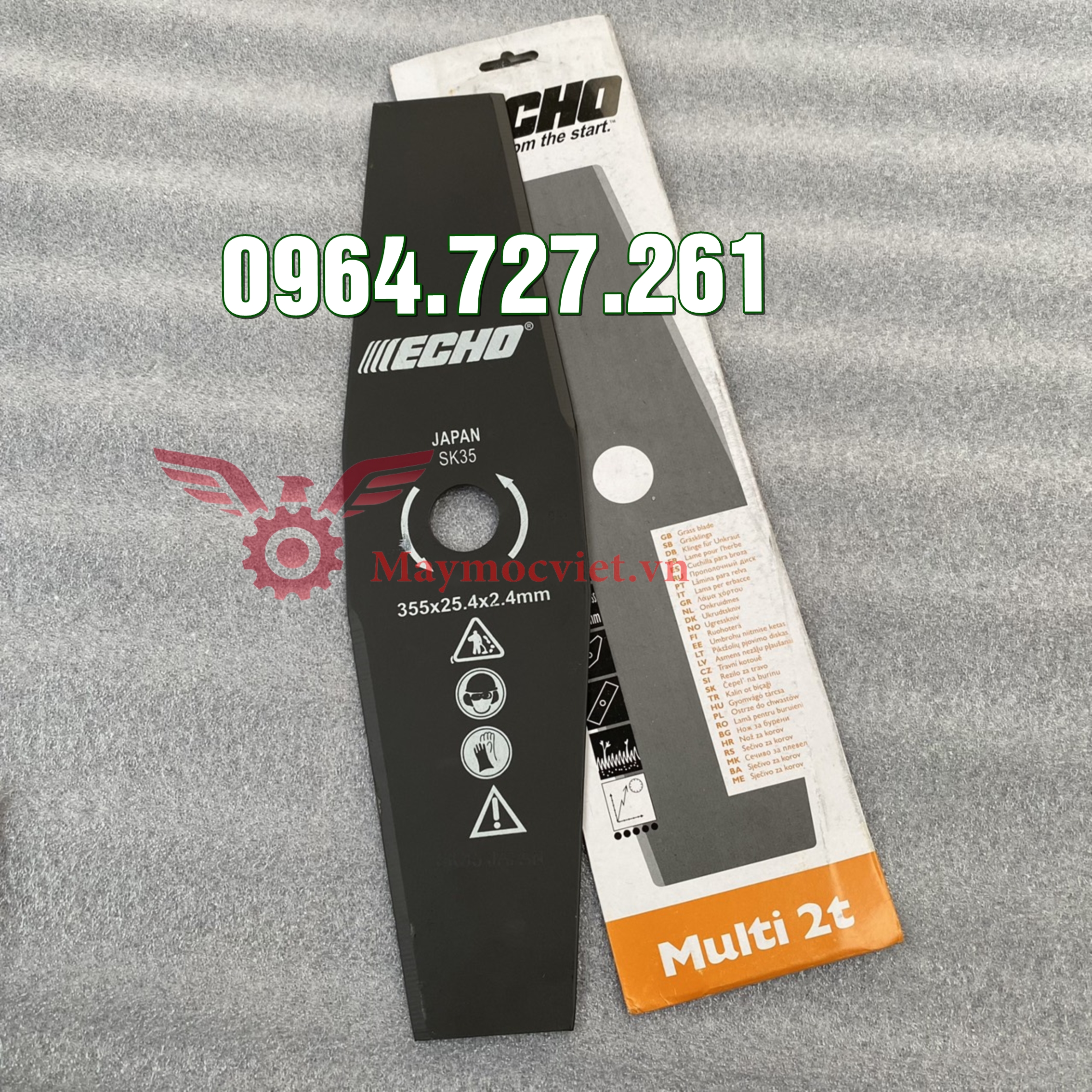Lưỡi cắt cỏ cao cấp Echo Nhật Bản vát chéo