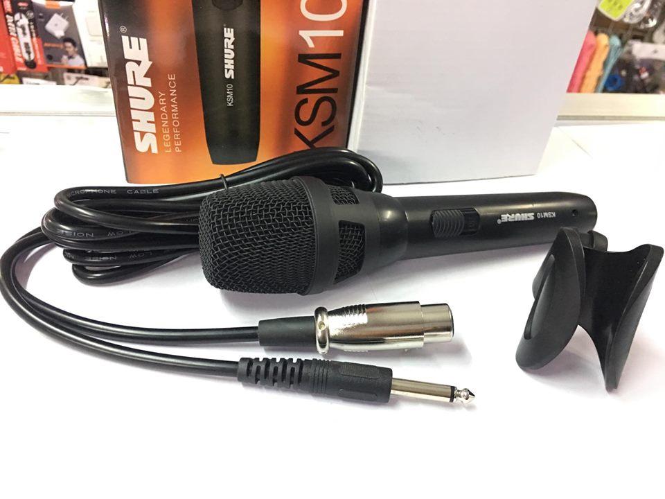 MICRO CÓ DÂY SHURE KSM10 CHỐNG HÚ HÁT CỰC HÚT TIẾNG