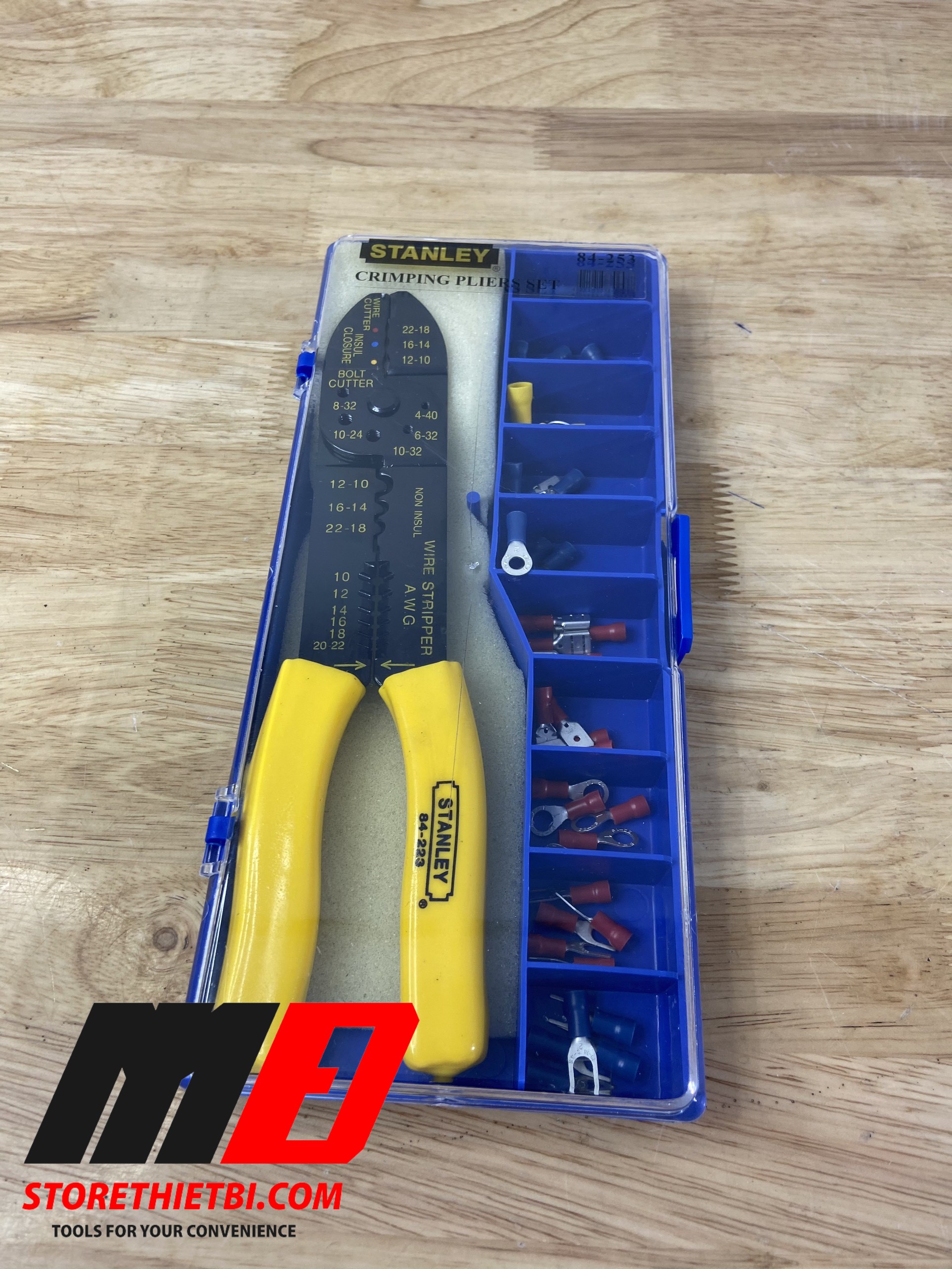 [HCM]Kềm bấm cos230mm ( có hộp đầu cos) 84-253-22 STANLEY